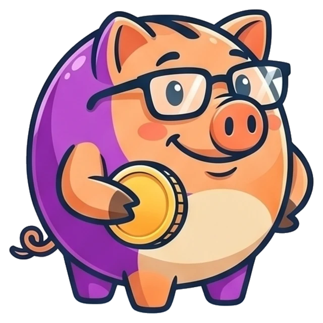 Volo Cash mascot holding a gold coin