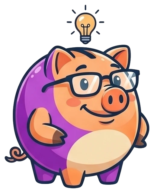 Volo Cash mascot with a bright idea